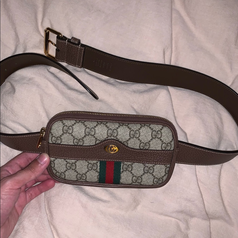 Gucci GG Supreme Ophidia Belted Bag